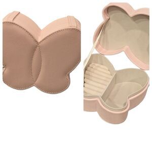 At Home Butterfly Jewelry Storage Box- Pink